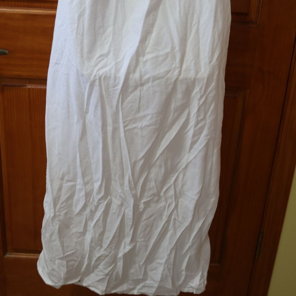 Dreamy Nights By Avon Pink & White Embroidered Floral Floor Length Night Gown M - Picture 11 of 14